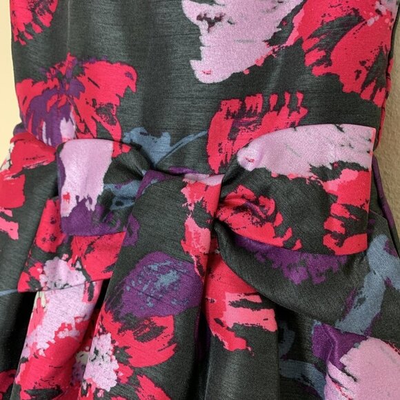 Gymboree Girls 6-12 Months Dress Pink Floral Tulle Bow Wedding Spring Party - Picture 5 of 11